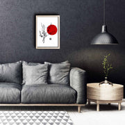 Quadro Decorativo em MDF com Moldura de Madeira, Multicolor, 38 x 53 cm (KCT-030)