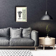 Quadro Decorativo em MDF com Moldura de Madeira KCT-031, Multicolor, 38 x 53 cm