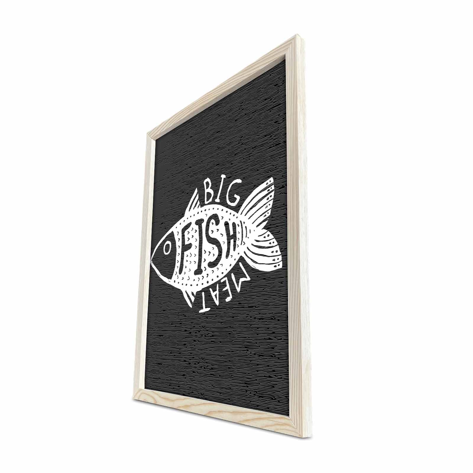 Quadro Decorativo em MDF com Moldura de Madeira, Multicolorido, 38 x 53 cm (KCT-032)