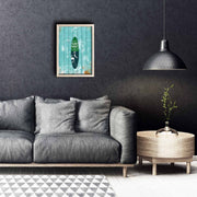 Quadro Decorativo em MDF 3 mm com Moldura de Madeira 38 x 53 cm – Multicolor | KCT-038