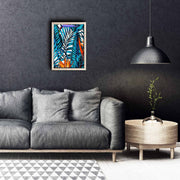 Quadro Decorativo em MDF com Moldura de Madeira KCT-048, Multicolor, 38 x 53 cm