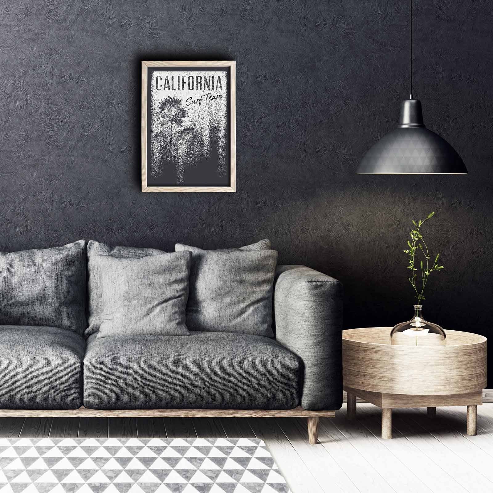 Quadro Decorativo em MDF com Moldura de Madeira KCT-051, Multicolor, 38 x 53 cm