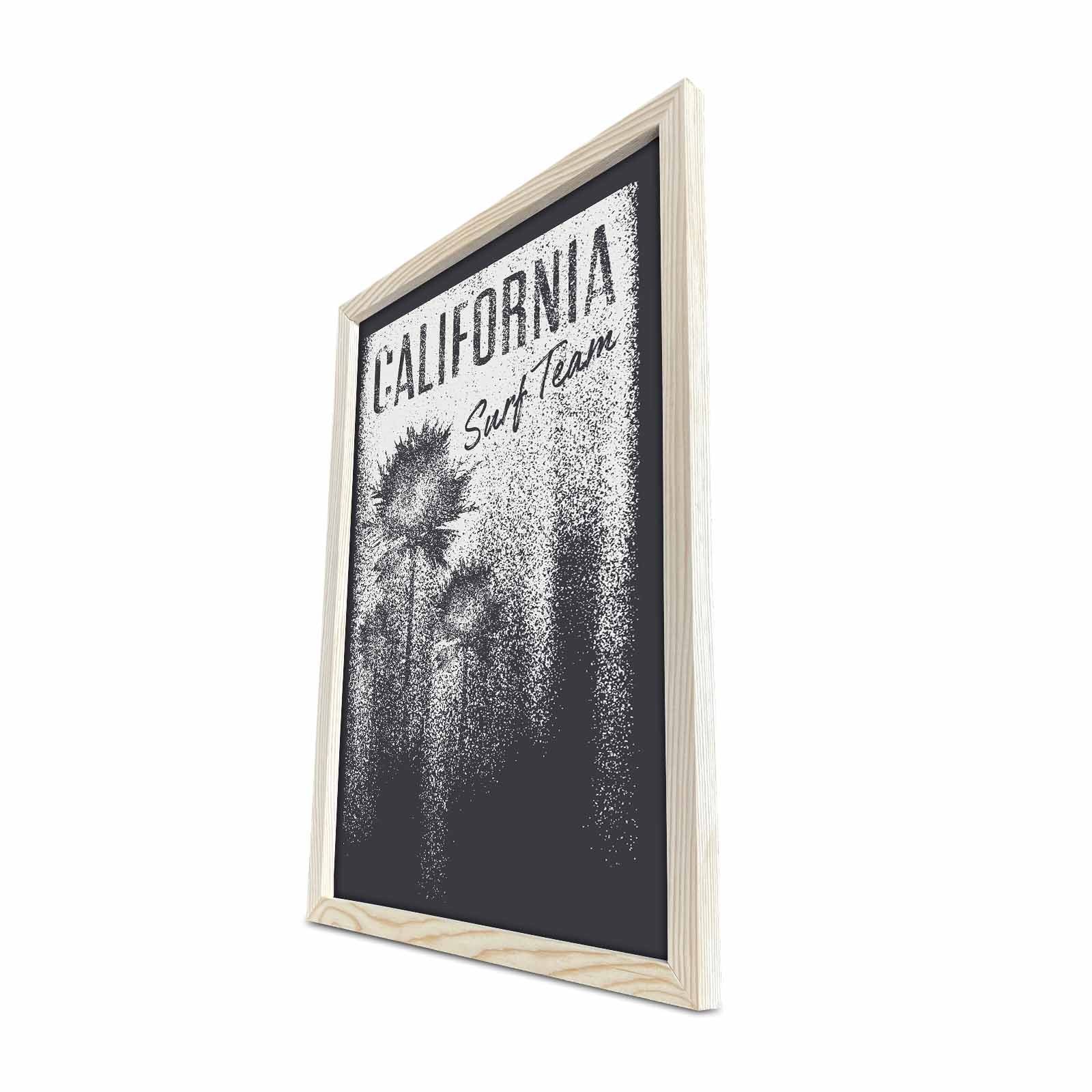 Quadro Decorativo em MDF com Moldura de Madeira KCT-051, Multicolor, 38 x 53 cm