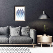 Quadro Decorativo em MDF com Moldura de Madeira KCT-052, Multicolor, 38 x 53 cm