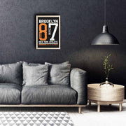 Quadro Decorativo Moldurado em MDF KCT-057, Multicolor, 38 x 53 cm, Moldura de Madeira (MDF 3 mm)