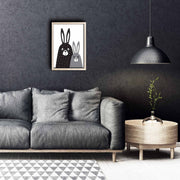 Quadro Decorativo em MDF com Moldura de Madeira, Multicolor, 38 x 53 cm - KCT-060