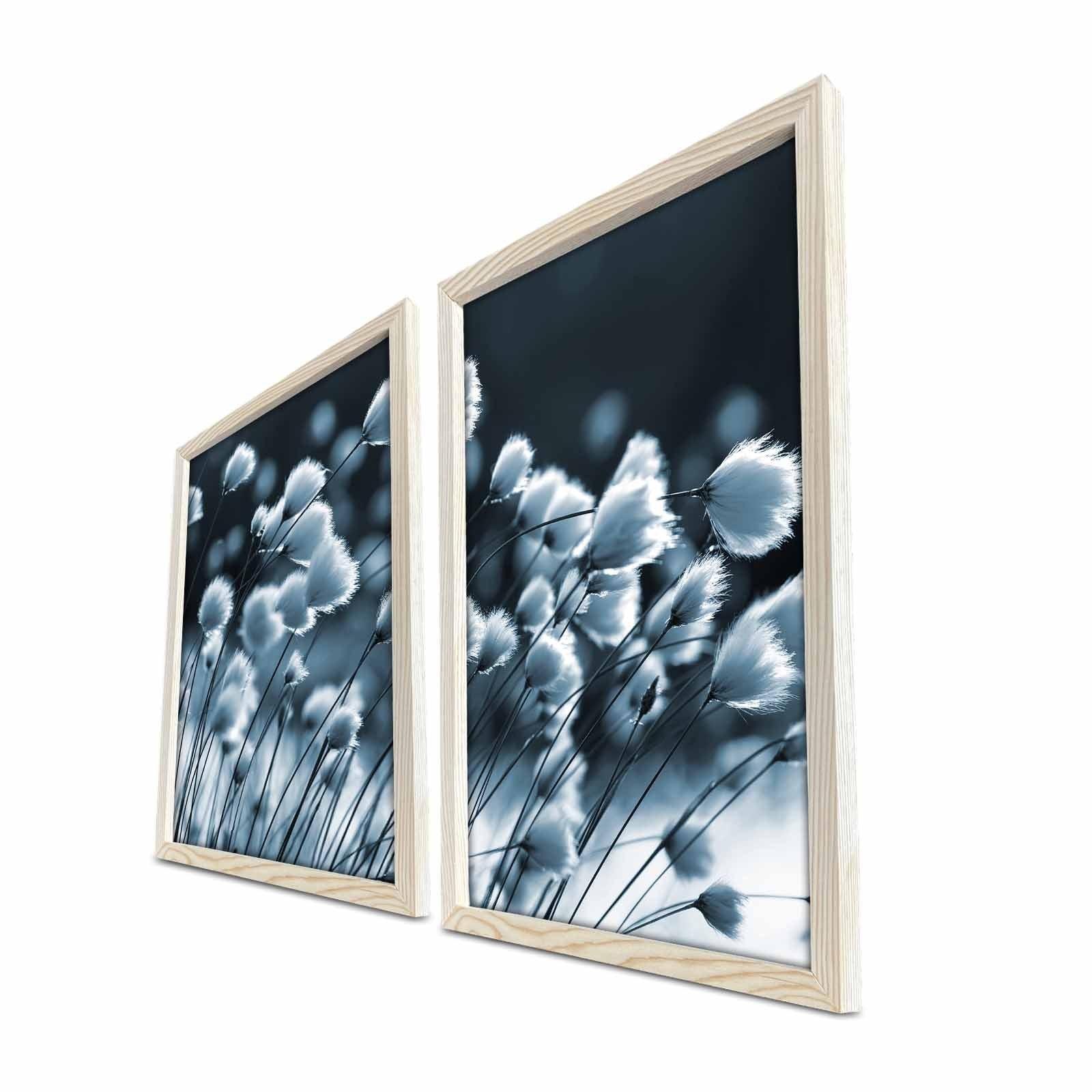 Quadros Decorativos em MDF – 38 x 53 cm cada – 100% MDF e Moldura de Madeira