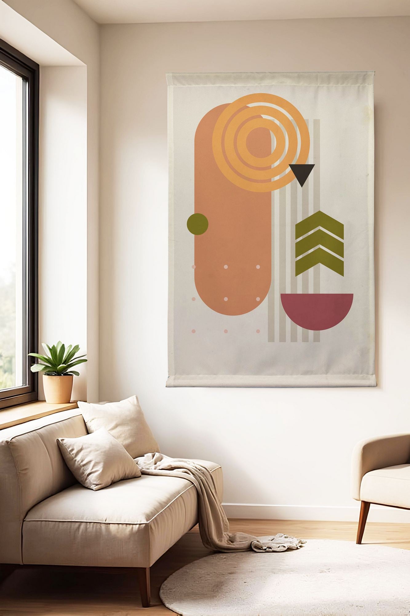 Quadro Decorativo Polybaby 1 70x120 cm Multicolor – 50% Algodão / 50% Poliéster