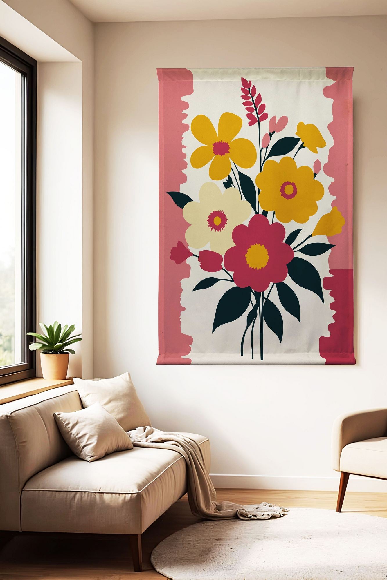 Tela Decorativa Polybaby 6 Multicolor 70 x 120 cm – 50% Algodão / 50% Poliéster