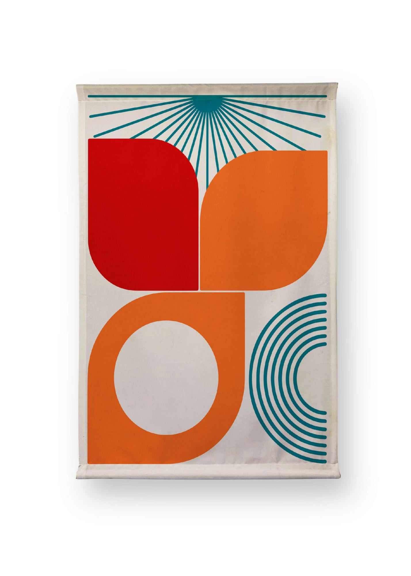 Quadro Decorativo Polybaby 12, Multicolor, 70x120 cm – Tecido 50% Algodão / 50% Poliéster