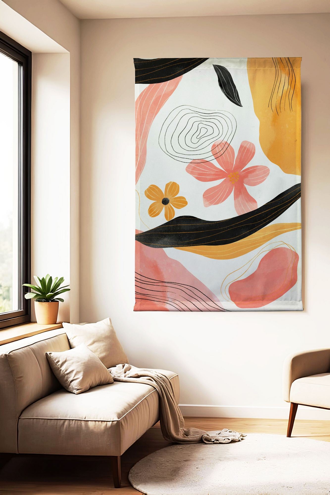 Tela Decorativa Multicolor Polybaby 13 (70 x 120 cm) – Algodão/Poliéster