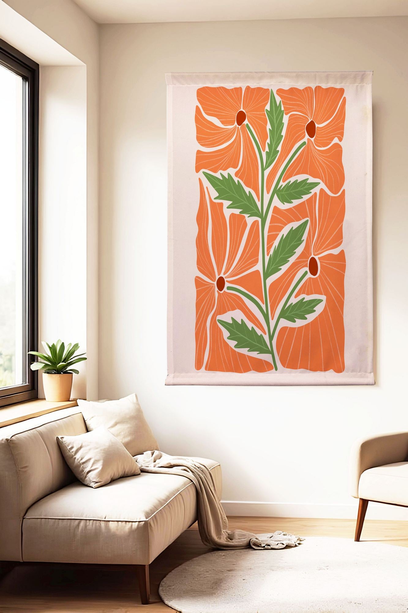 Quadro Decorativo Polybaby 19 Multicolor 70x120 cm – 50% Algodão / 50% Poliéster