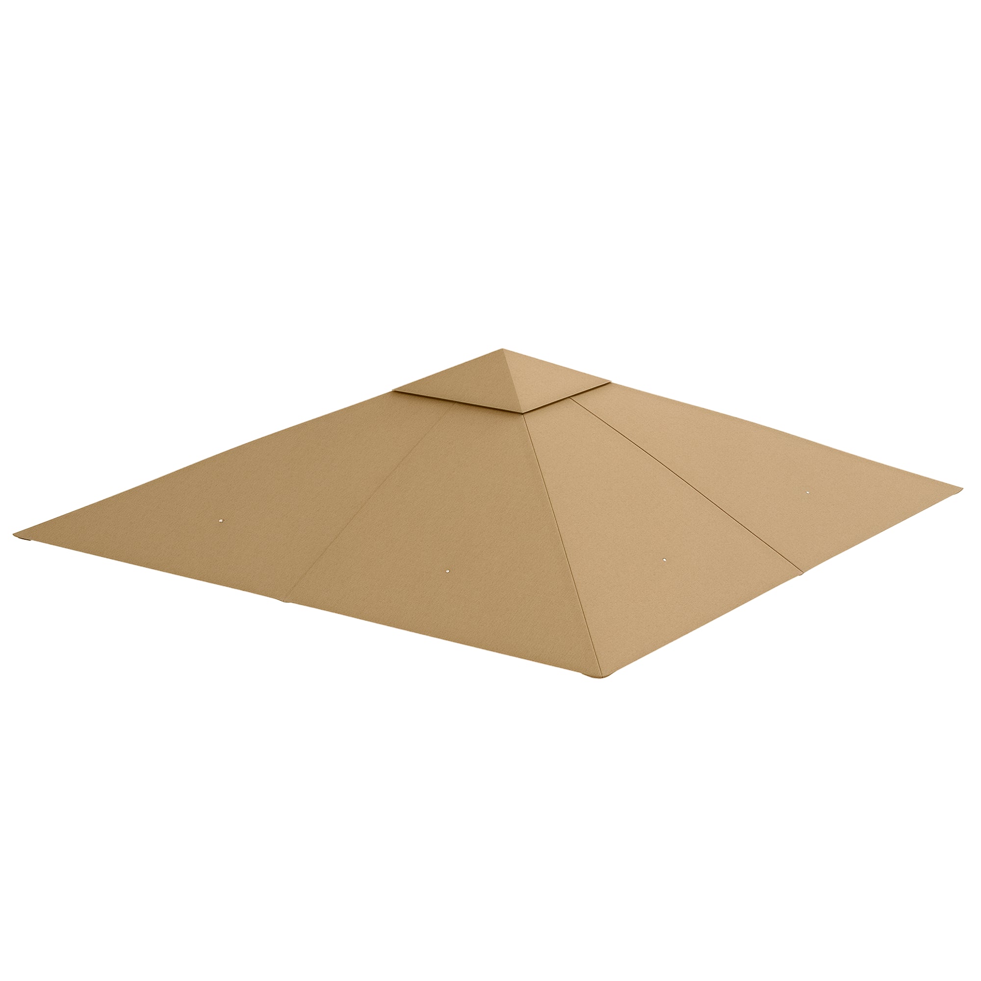 Toldo de Substituição Bege 300x300cm para Pérgola de Jardim