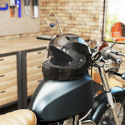 Capacete de Moto Integral Tamanho XL Preto - 36,5x27,5x28,5cm