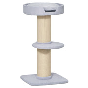 Arranhador para Gatos Altura 91 cm Azul Claro 45x45x91 cm