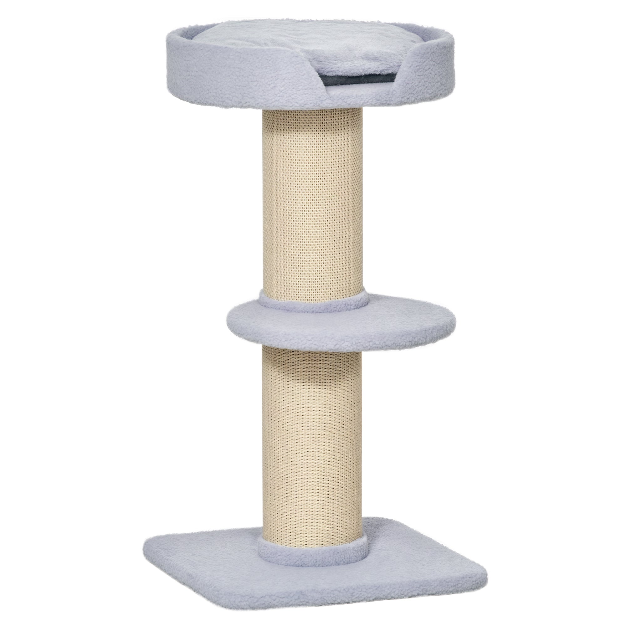 Arranhador para Gatos Altura 91 cm Azul Claro 45x45x91 cm