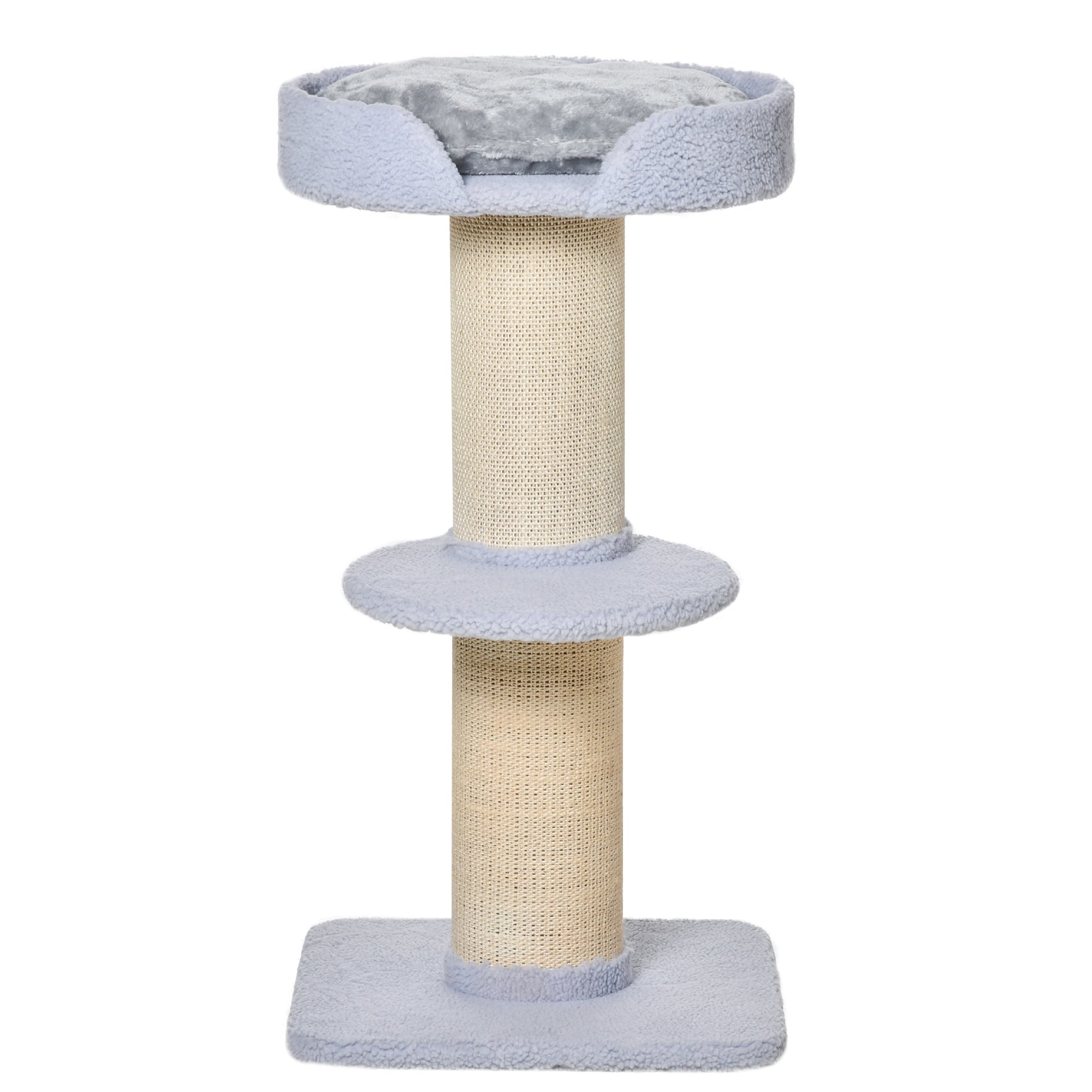 Arranhador para Gatos Altura 91 cm Azul Claro 45x45x91 cm