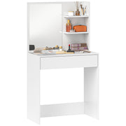 Toucador de Maquilhagem Branco 75x40x137 cm
