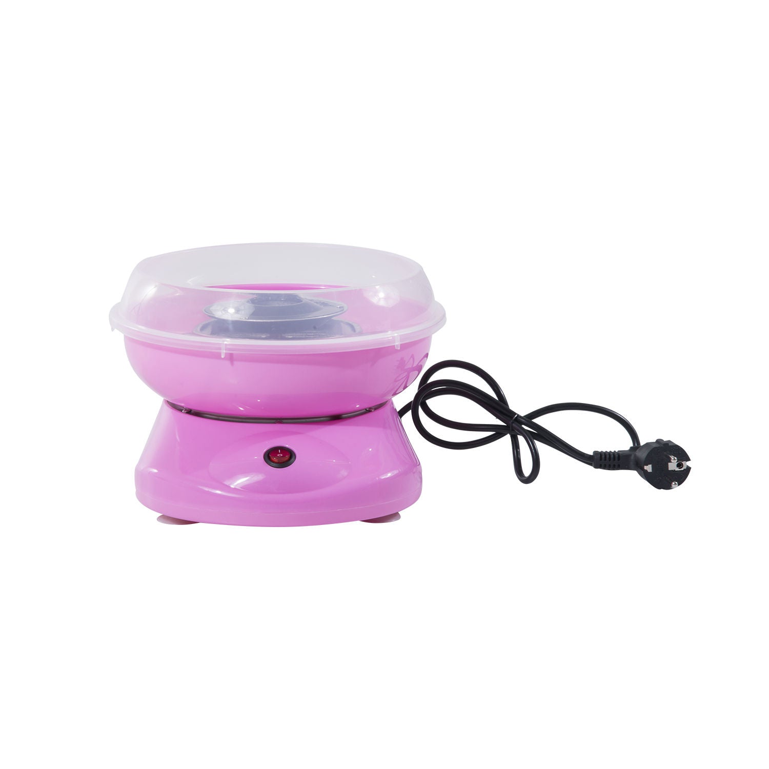 Máquina de Algodão Doce Rosa 27x26x18 cm