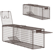 Armadilha para Animais Vivos 100x24x30 cm - Marrom