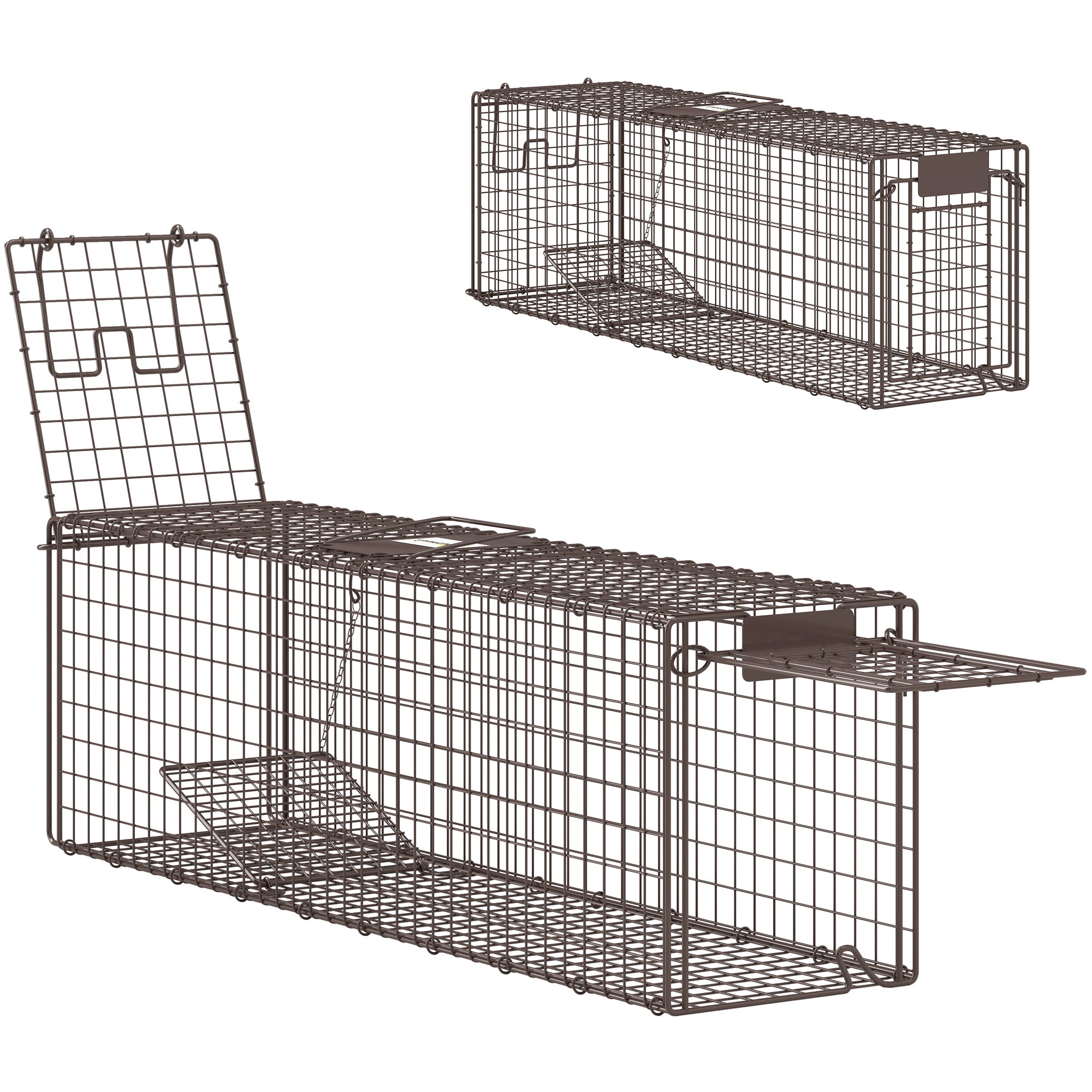 Armadilha para Animais Vivos 100x24x30 cm - Marrom