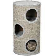Arranhador para Gatos Ø38x70 cm Cinzento Claro