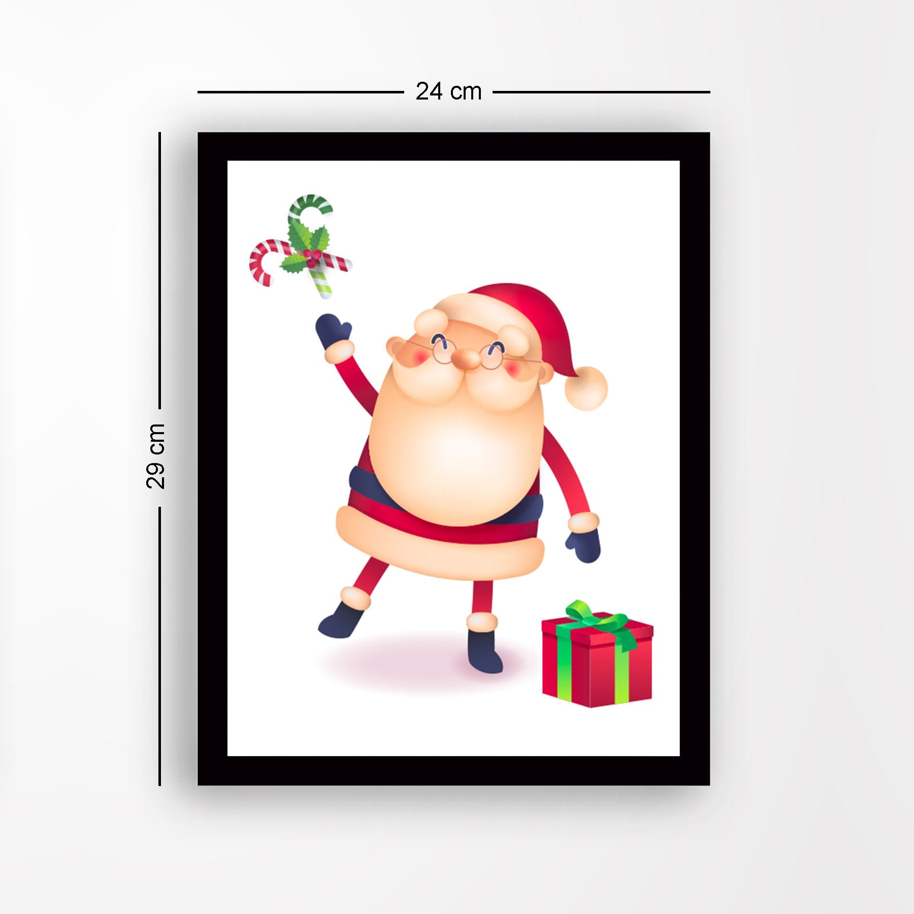 Quadro Decorativo em MDF com Moldura, Multicolor, 24 x 29 cm, Impressão UV, Antibacteriano (SC18301)