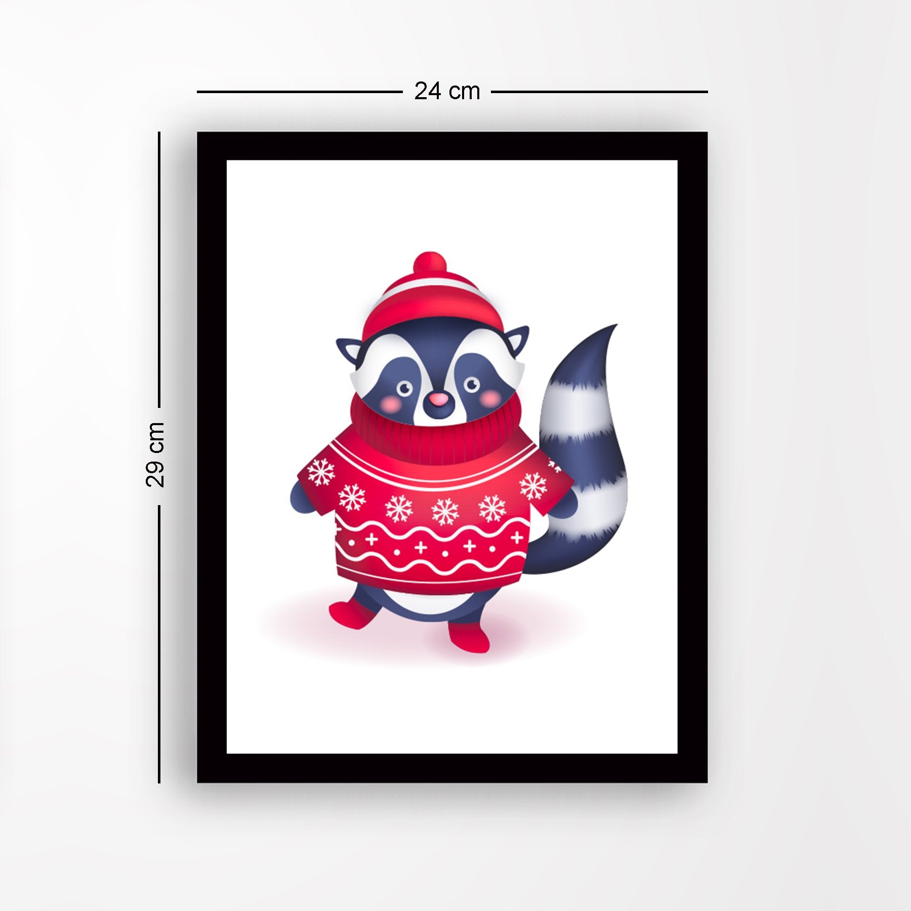 Quadro Decorativo em MDF com Moldura, Multicolor, 24 x 29 cm, Impressão UV, Antibacteriano, Espessura 2 cm – SC18304