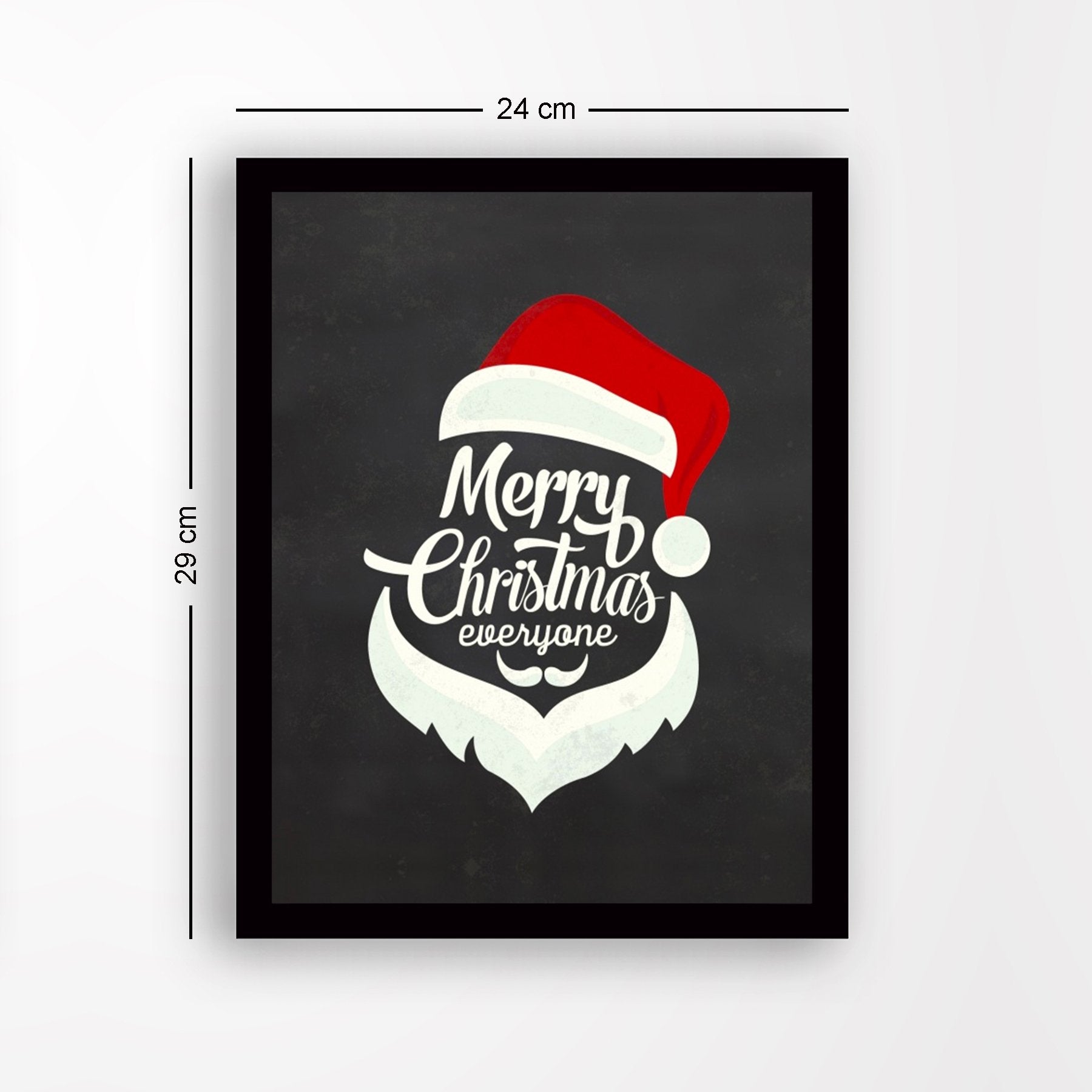 Quadro Decorativo em MDF com Moldura SC2 — Multicolor — 24 x 29 cm — Impressão UV — Antibacteriano — Pronto a pendurar