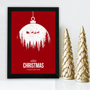 Quadro Decorativo Moldurado em MDF, Multicolor, 24x29 cm, Impressão UV, Antibacteriano — SC2015