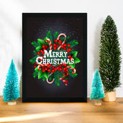 Quadro Decorativo em MDF com Moldura, Multicolor, 24 x 29 cm, Impressão UV, Antibacteriano (SC418624)