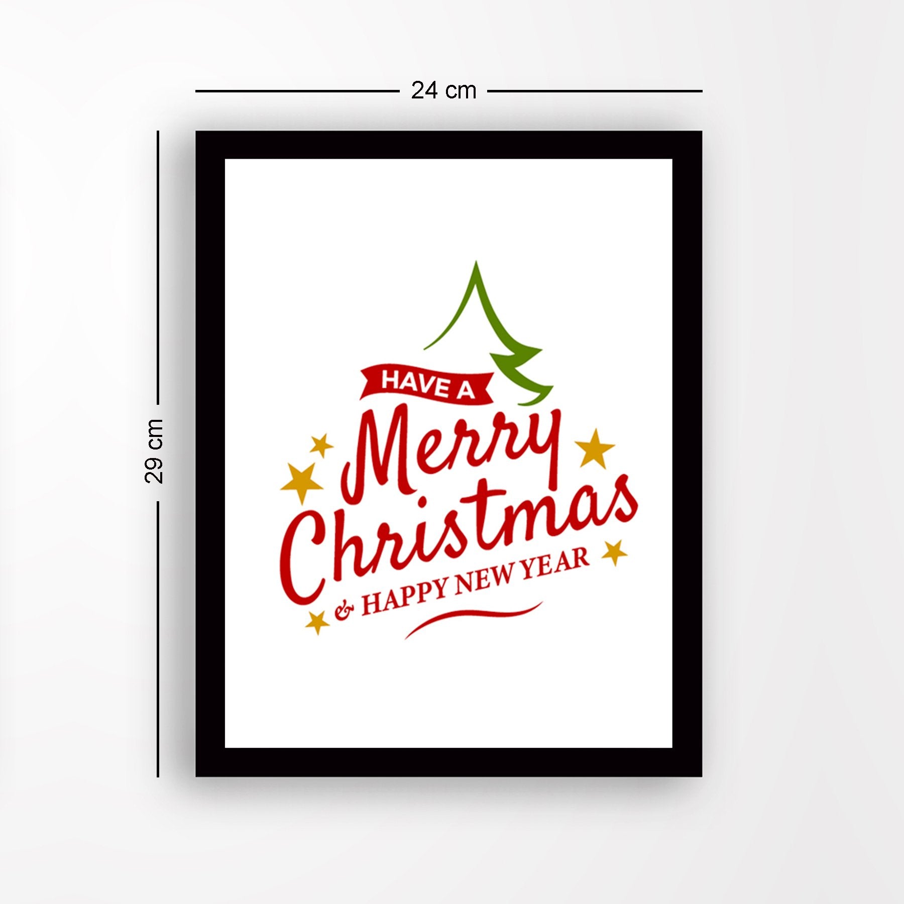 Quadro Decorativo em MDF com Moldura, Multicolor, 24x29 cm, Impressão UV, Antibacteriano, Pronto a Pendurar – SC48