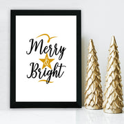 Quadro Decorativo Moldurado em MDF Multicolor 24x29 cm Impressão UV Antibacteriano Pronto a Pendurar SC481