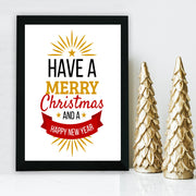 Quadro Decorativo em MDF com Moldura, Multicolor, 24 x 29 cm, Impressão UV, Antibacteriano