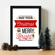 Quadro Decorativo em MDF com Moldura SC487 — Multicolor, 24 x 29 cm, Impressão UV, Antibacteriano, Pronto a Pendurar