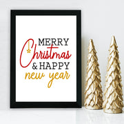 Quadro Decorativo com Moldura em MDF SC489, Multicolor, 24x29 cm, Impressão UV, Antibacteriano, Pronto a Pendurar