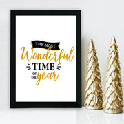 Quadro Decorativo em MDF com Moldura, Multicolor, 24x29 cm, Impressão UV, Antibacteriano, Pronto a Pendurar