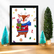 Quadro Decorativo em MDF com Moldura, Multicolor, 24x29 cm, Impressão UV, Antibacteriano – SC4947122