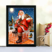 Quadro Decorativo em MDF com Moldura, Multicolor, 24x29 cm, Impressão UV, Antibacteriano