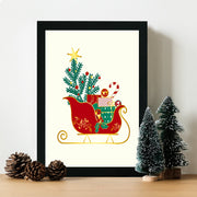 Quadro Decorativo em MDF com Moldura, Multicolor, 24x29 cm, Impressão UV, Antibacteriano (SC57683)