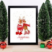 Quadro Decorativo em MDF com Moldura para Parede, Multicolor, 24 x 29 cm, Impressão UV, Antibacteriano (SC7436501193188)