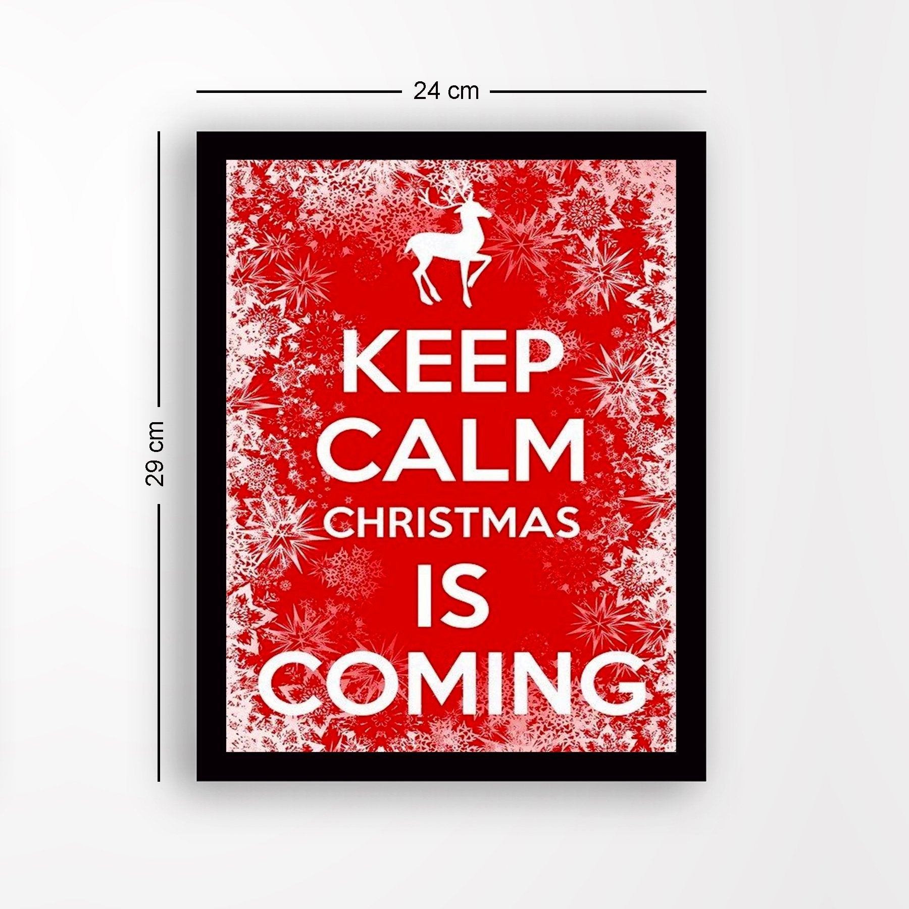 Quadro Decorativo em MDF Multicolor 24x29 cm, Impressão UV, Antibacteriano – Pronto a Pendurar