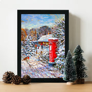 Quadro Decorativo em MDF com Moldura, Multicolor, 24x29 cm, Impressão UV, Antibacteriano