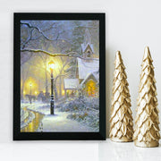 Quadro Decorativo com Moldura em MDF 24x29 cm, Multicor, Impressão UV, Antibacteriano, para Parede – SC7436501493417