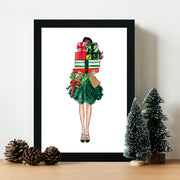 Quadro Decorativo Moldurado em MDF 24x29 cm – Multicolor, Impressão UV, Antibacteriano