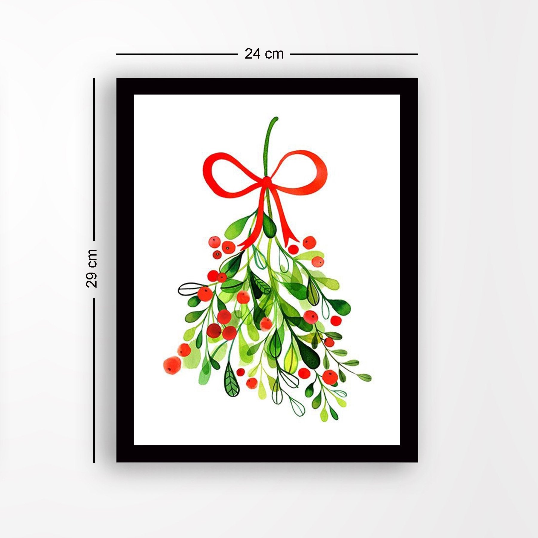 Quadro Decorativo em MDF com Moldura, Multicolor, 24 x 29 cm, MDF 2 cm, Impressão UV, Antibacteriano, com Fixação para Parede