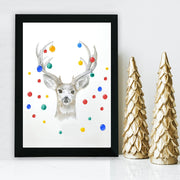 Quadro Decorativo em MDF com Moldura Multicolor 24 x 29 cm com Impressão UV Antibacteriano