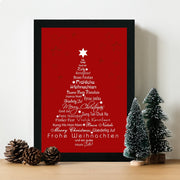 Quadro Decorativo em MDF com Moldura 24x29 cm – Multicolorido, Impressão UV, Antibacteriano, Para Pendurar na Parede