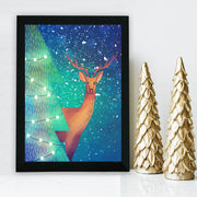 Quadro Decorativo em MDF com Moldura, Multicolor, 24x29 cm, Impressão UV, Antibacteriano