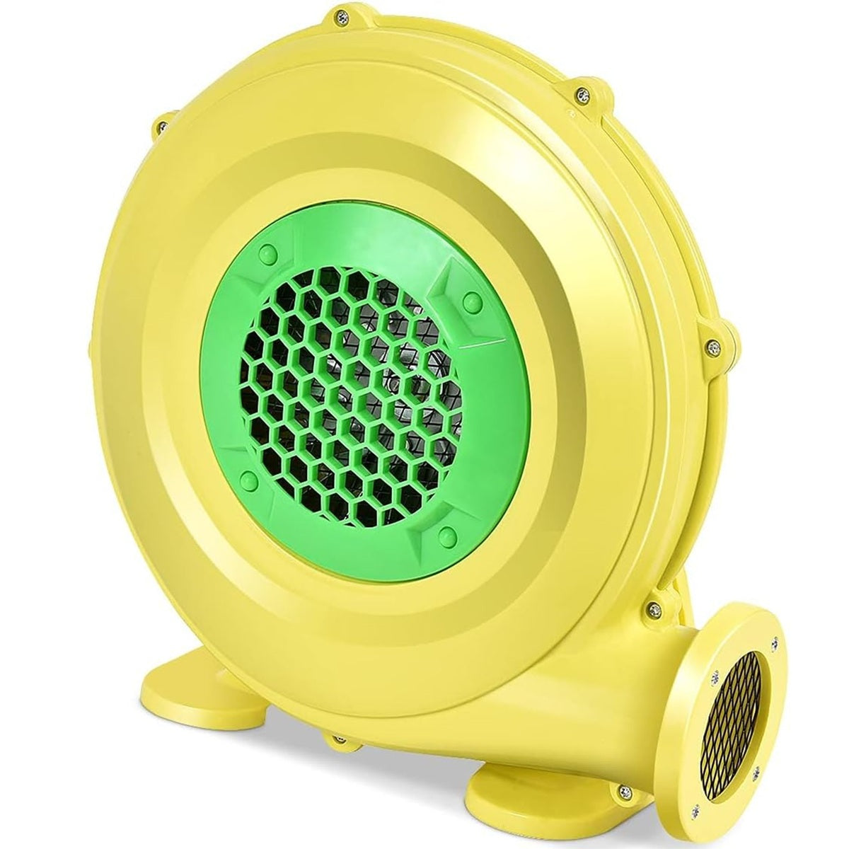Bomba de Ar 450 W Castillo 220-240V Para Todos os Tipos de Insufláveis Grandes Brinquedos Insufláveis Ventilador Radial Amarelo